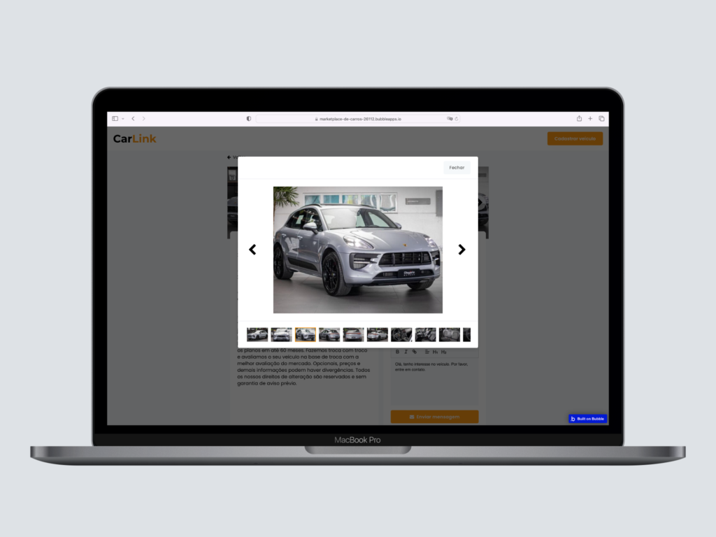 CarLink WebApp Marketplace de Carros