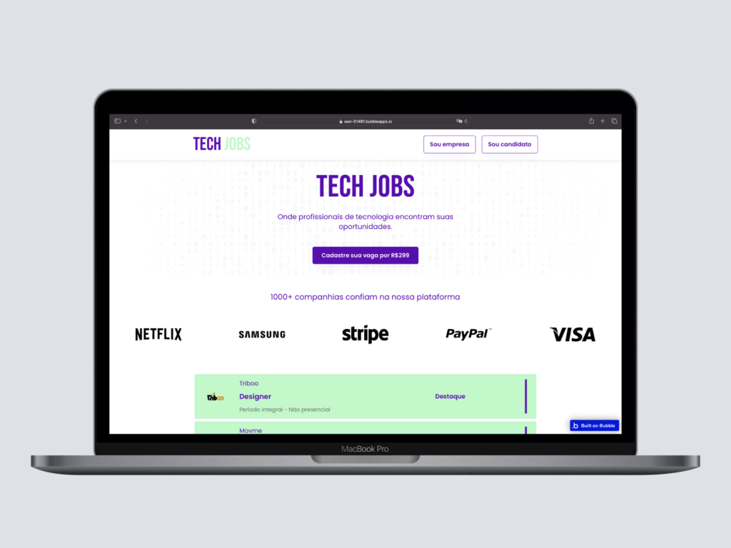 TechJobs Marketplace Vagas Emprego Multpla