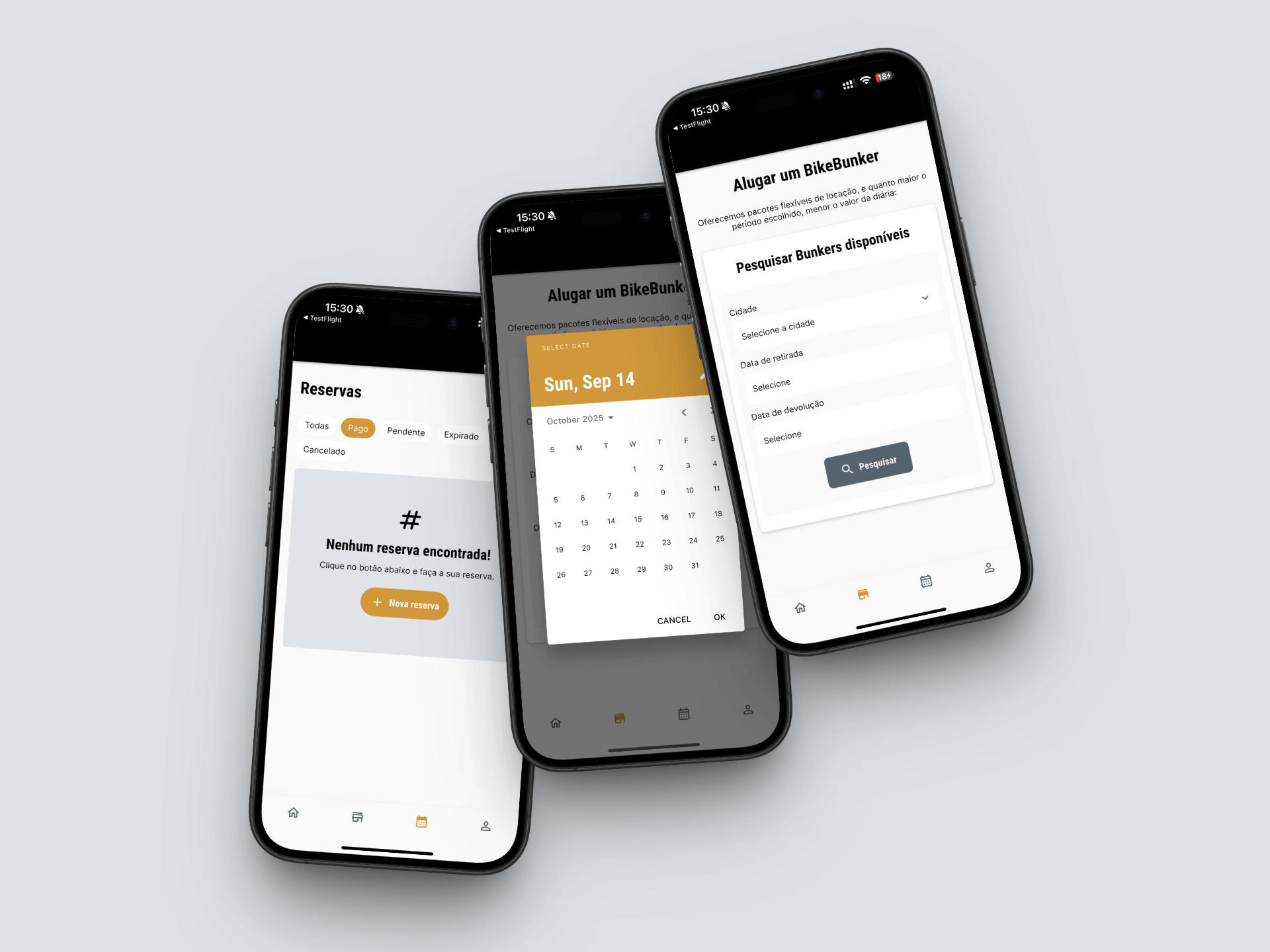 Bike Bunker Aluguel de Bike Aplicativo